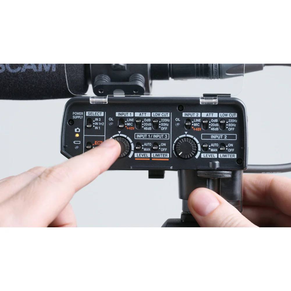 Tascam XLR Microphone Adapter Kit for Cameras (3.5mm Analogue) - Image 7