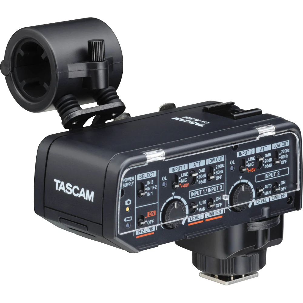 Tascam XLR Microphone Adapter Kit for Fujifilm Cameras - Image 2