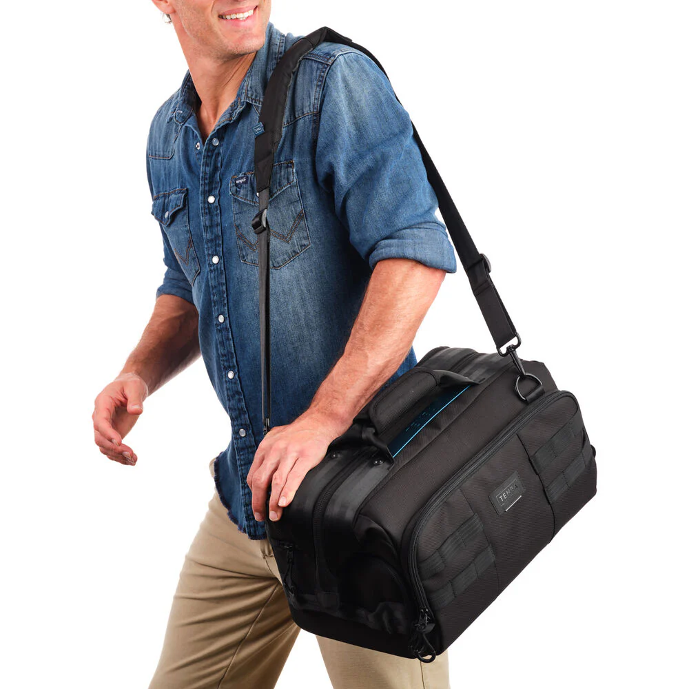 Tenba Cineluxe V2 Shoulder Bag 16 (Black, 18L) - Image 13