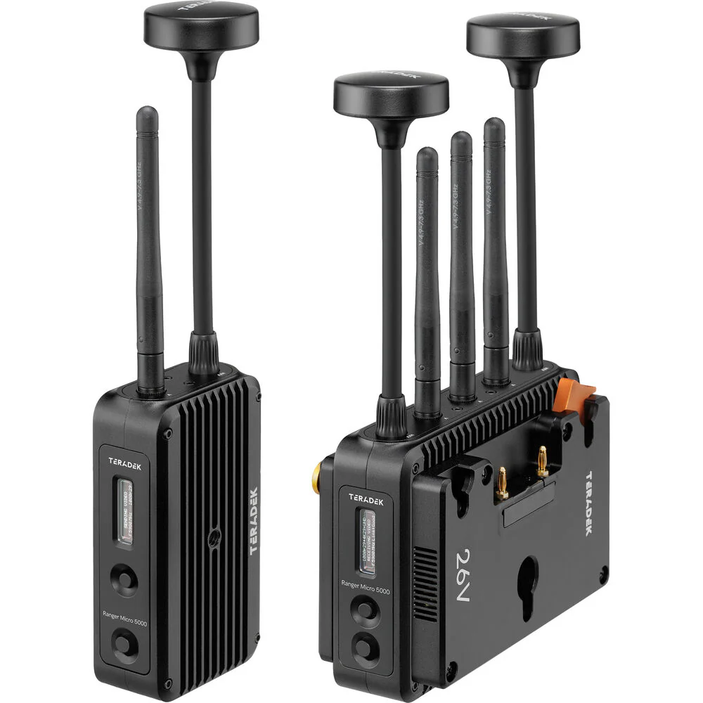 Teradek Ranger Micro 5000 3G-SDI/HDMI Wireless Transmitter/Receiver Kit (26V Gold Mount) - Image 3