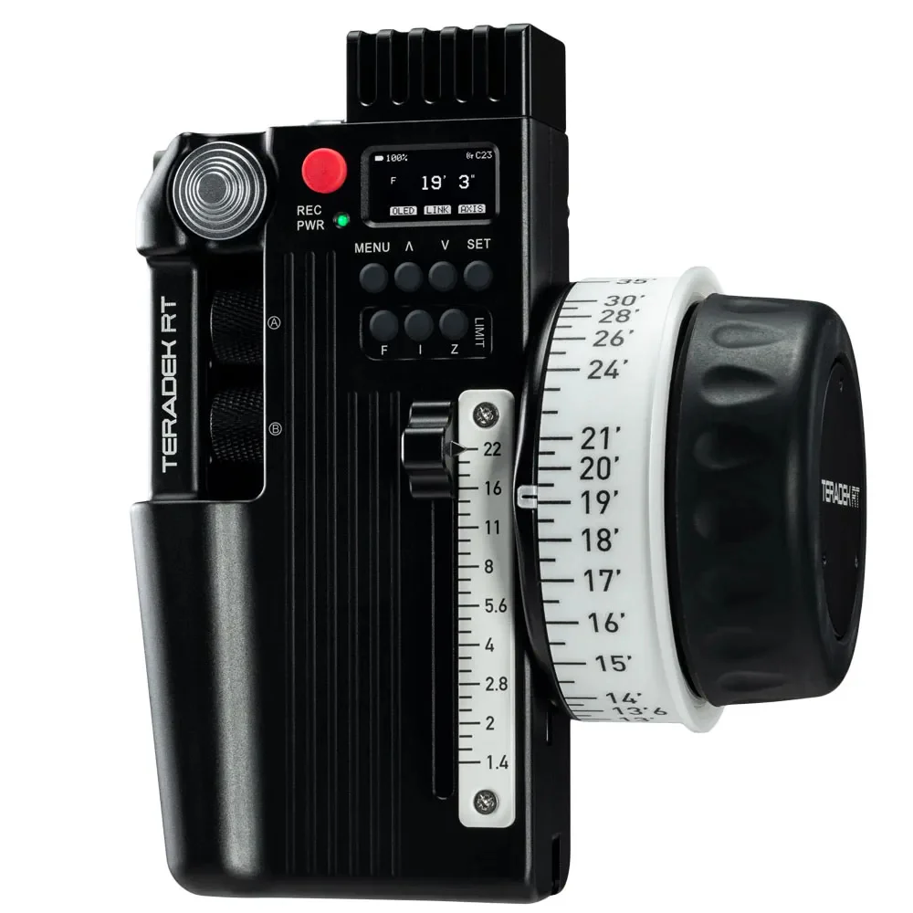 Teradek RT CTRL.3 3-Axis Wireless Lens Controller with Built-In Lens Mapping - Metric