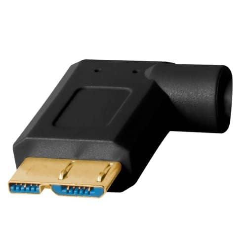Tether Tools Tetherpro Micro B USB 3 Right Angle Adapt 4.6m Black - Image 5