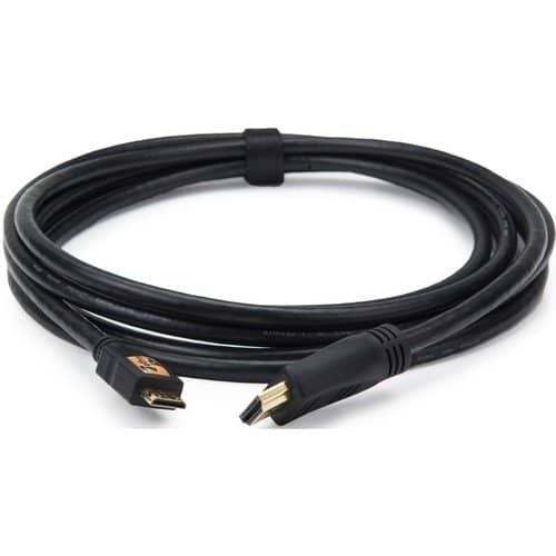 Tether Tools TetherPro Mini HDMI Male (Type C) to HDMI Male (Type A) Cable - 10' (Black) - Image 4