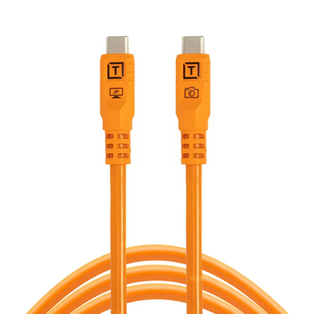 Tether Tools TetherPro Optima 10G Large Mobile Kit 1.8m Straight to Straight (Orange) - Image 2