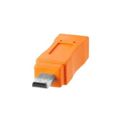 Tether Tools Tetherpro USB-C To 2.0 Mini-B 8-Pin 4.6m Orange - Image 2