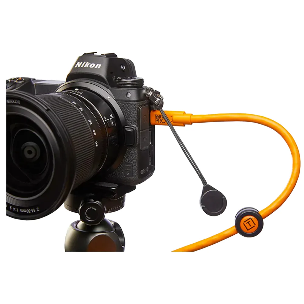 Tether Tools Tetherpro USB-C to 2 Micro-B 5-Pin 4.6m (Orange) withTetherGuard TG020 - Image 3