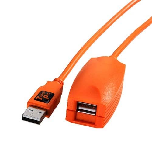 Tether Tools TetherPro USB 2 Active Extension 5m - Hi-Vis Orange - Image 2