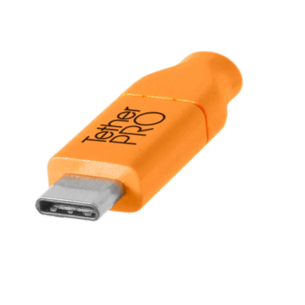 TetherPro USB-C to USB-C 3m - Orange - Image 2