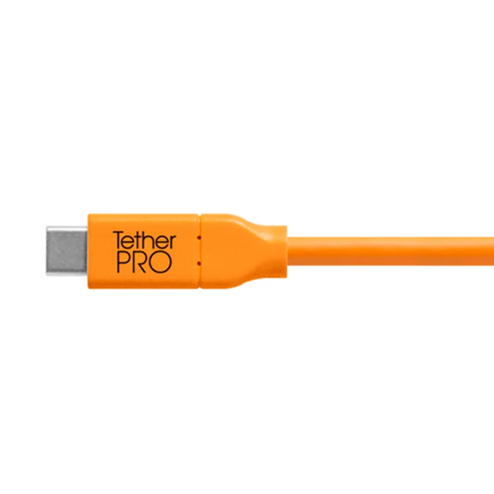 TetherPro USB-C to USB-C 3m - Orange - Image 3