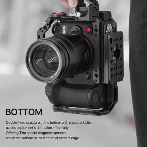 Tilta Camera Cage for Panasonic GH6 Pro Kit - Black - Image 11