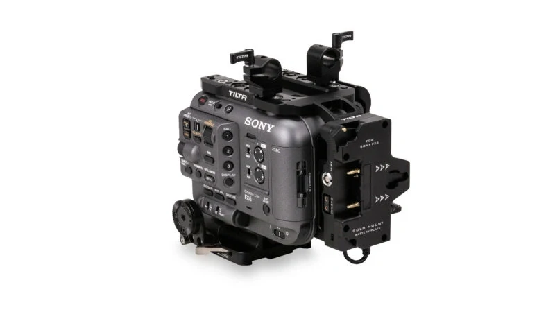 Tilta Camera Cage for Sony FX6 Advanced Kit - Gold Mount - Image 3