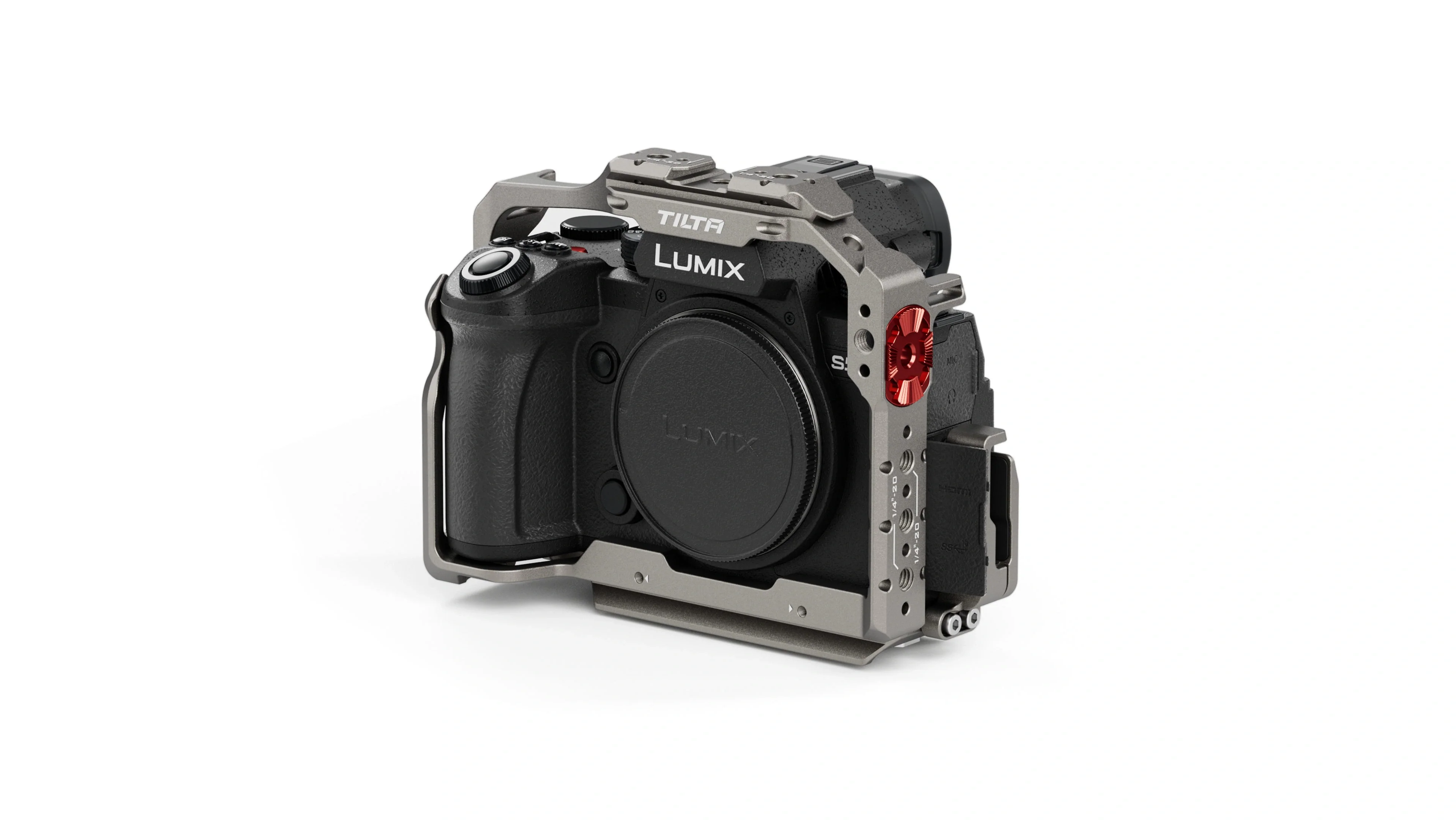 Tilta Full Camera Cage for Panasonic S5 II/IIX - Titanium Gray - Image 3
