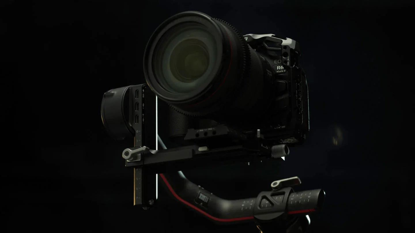 Tilta Half Camera Cage for Canon R6 Mark II - Titanium Gray - Image 3