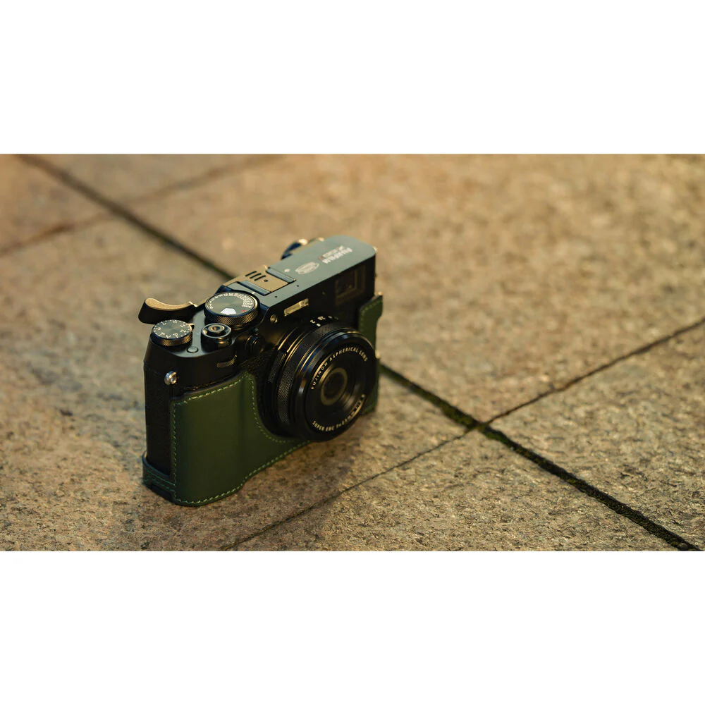 Tilta Leather Camera Case for Fujifilm X100VI (Green) - Image 5