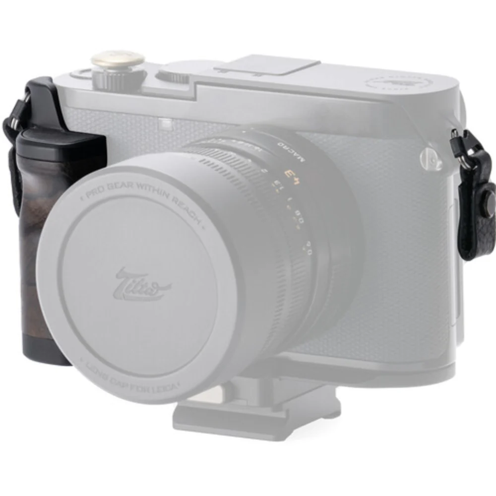 Tilta Mounting Base Plate with Wooden Grip for Leica Q3 (Black) - Image 2