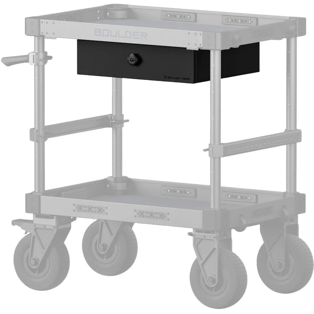 Tilta Top Drawer with Lock for Boulder Camera Cart - Black - Image 2