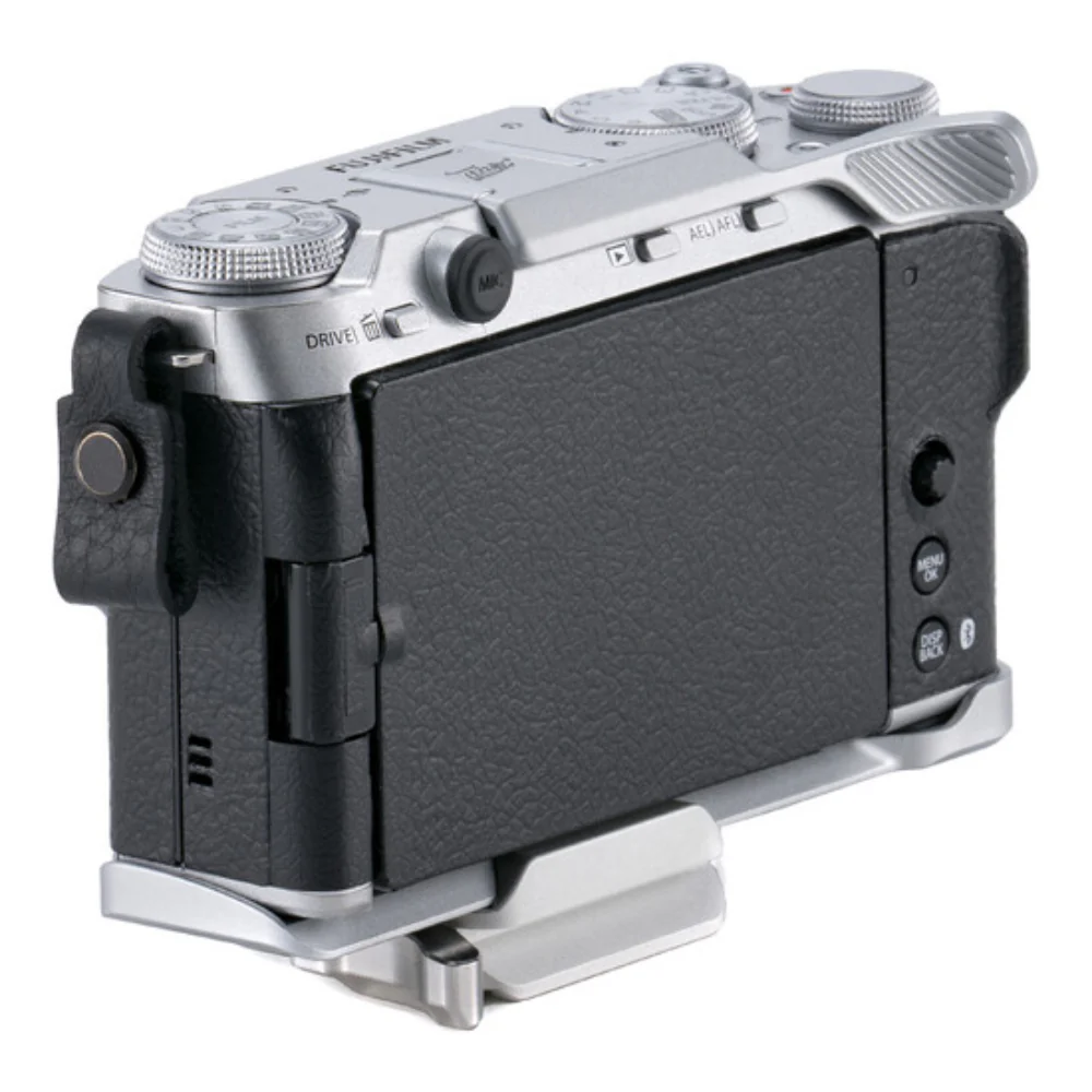 Tilta Vintage Camera Grip Base Kit for Fujifilm X-M5 - Silver - Image 3