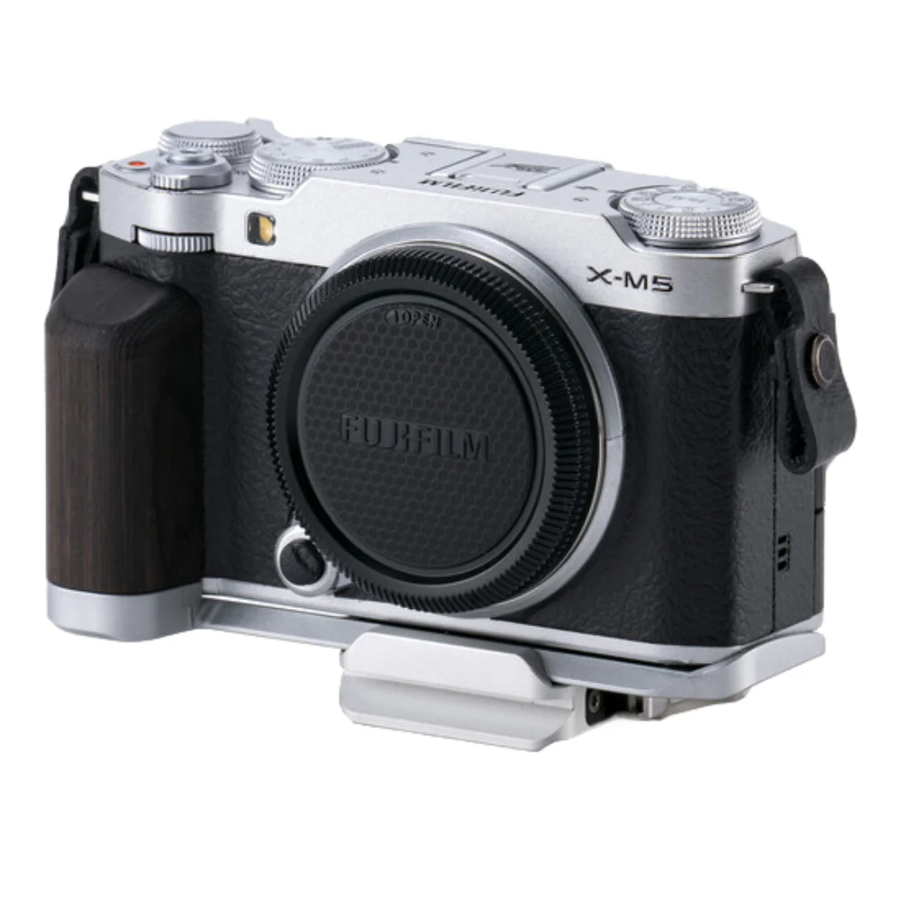 Tilta Vintage Camera Grip Base Kit for Fujifilm X-M5 - Silver - Image 4