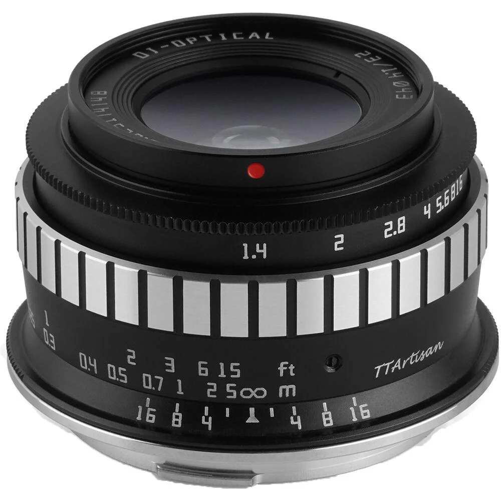 TTArtisan 23mm f/1.4 Lens (APS-C) Black with Silver - Image 9