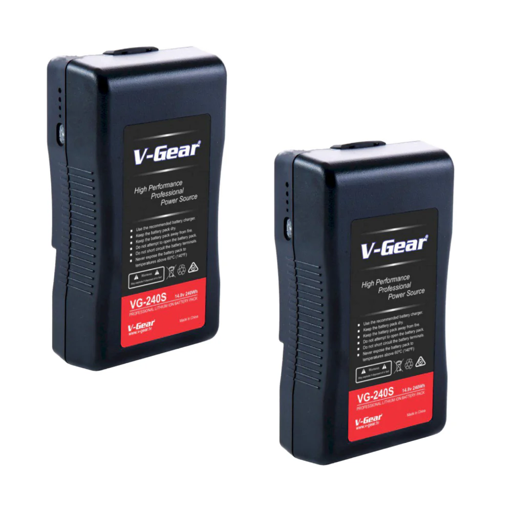 V-Gear VG-240S V-Mount 14.8V, 240Wh Li-ion Rechargeable Battery - Image 3