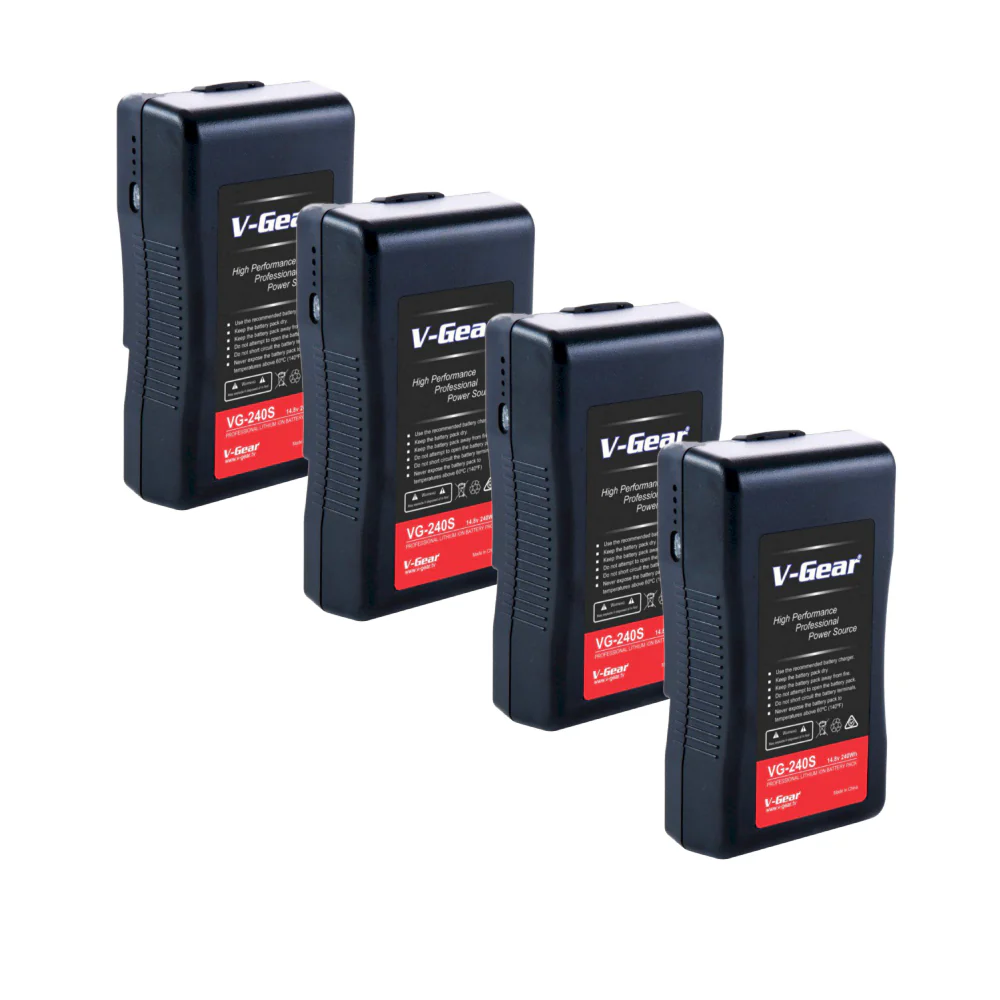 V-Gear VG-240S V-Mount 14.8V, 240Wh Li-ion Rechargeable Battery - Image 4
