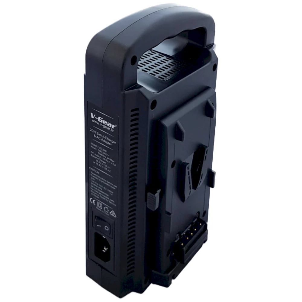 V-Gear VG-2KS Portable Li-ion V-Mount Dual Battery Charger - Image 2