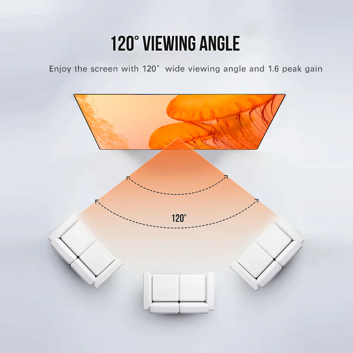 Winways Medium Throw ALR Rollable Fresnel Screen - Image 2