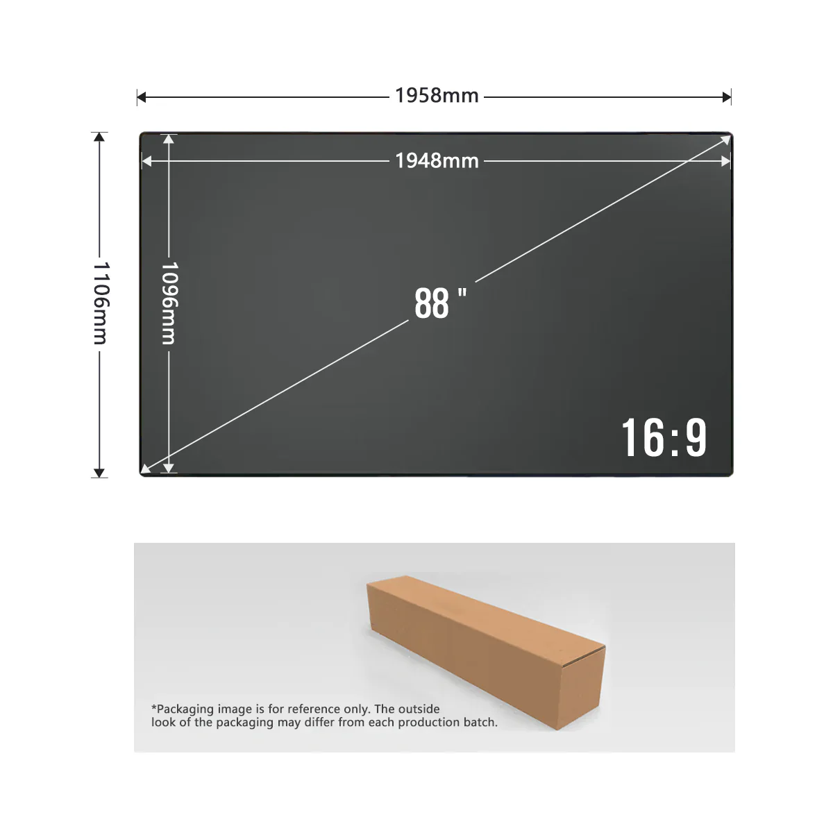 Winways Medium Throw ALR Rollable Fresnel Screen - Image 4