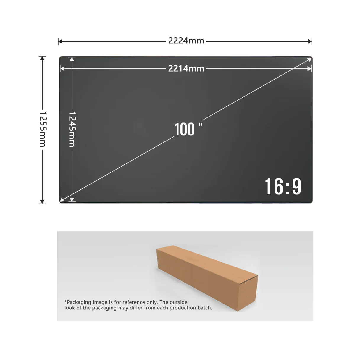 Winways Medium Throw ALR Rollable Fresnel Screen - Image 5
