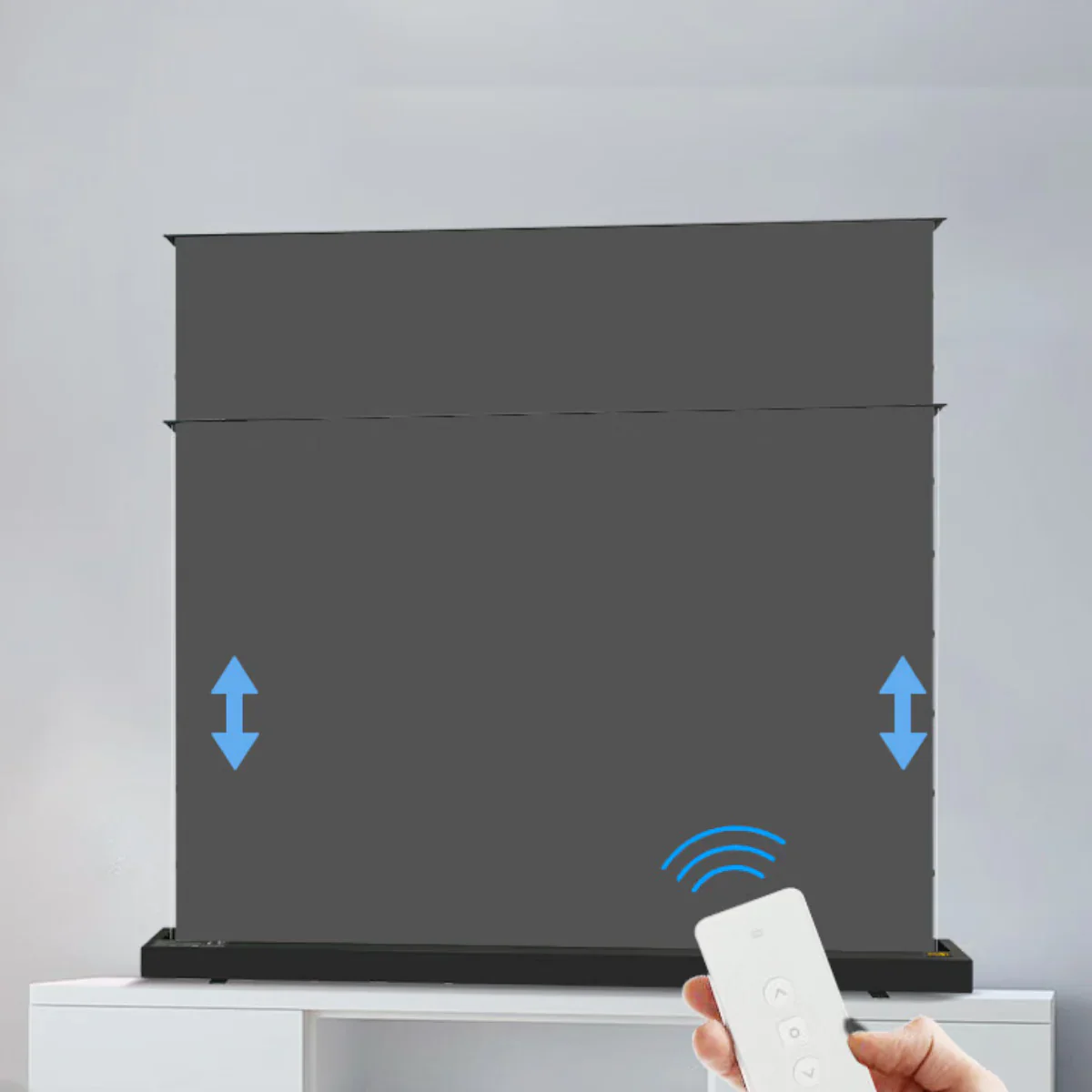 Winways UST Throw ALR Electric Lenticular Floor Rising Screen - Image 4