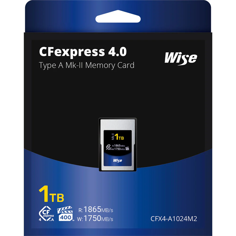 Wise 1TB CFexpress Type A 4.0 Mark II 1865MB/s Memory Card - Image 2