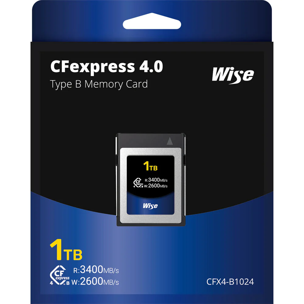 Wise 1TB CFexpress Type B 4.0 3400MB/s Memory Card - Image 2