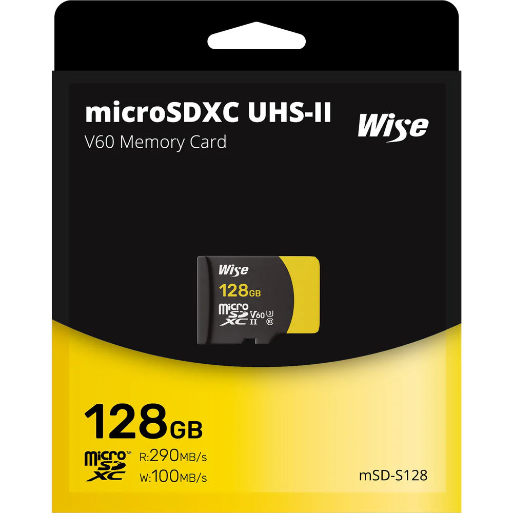 Wise Advanced 128GB UHS-II microSDXC Memory Card - Image 2