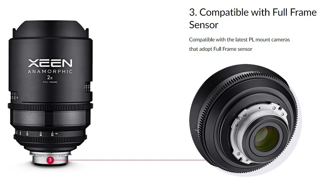 XEEN 50mm T2.3 Anamorphic Cinema Lens - PL Mount - Image 10