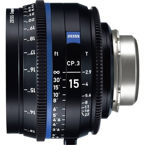 Zeiss CP.3 15mm T2.9 Feet Compact Prime Cine Lens - Canon EF Mount - Image 2