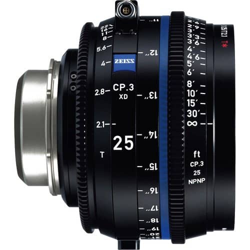 Zeiss CP.3 25mm T2.1 Feet XD eXtended Data Compact Prime Cine Lens for PL Mount - Image 2