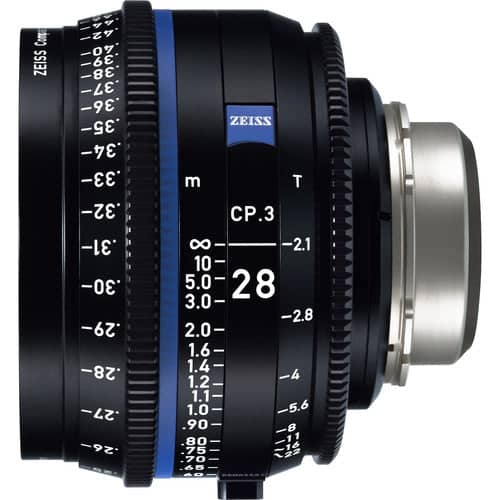 Zeiss CP.3 28mm T2.1 feet Compact Prime Cine Lens - Canon EF Mount - Image 2