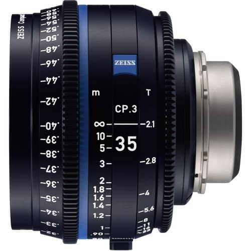 Zeiss CP.3 35mm/T2.1 Feet Compact Prime Cine Lens - Canon EF Mount - Image 2