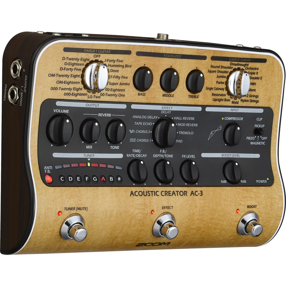 Zoom AC-3 Acoustic Creator Pedal - Image 4