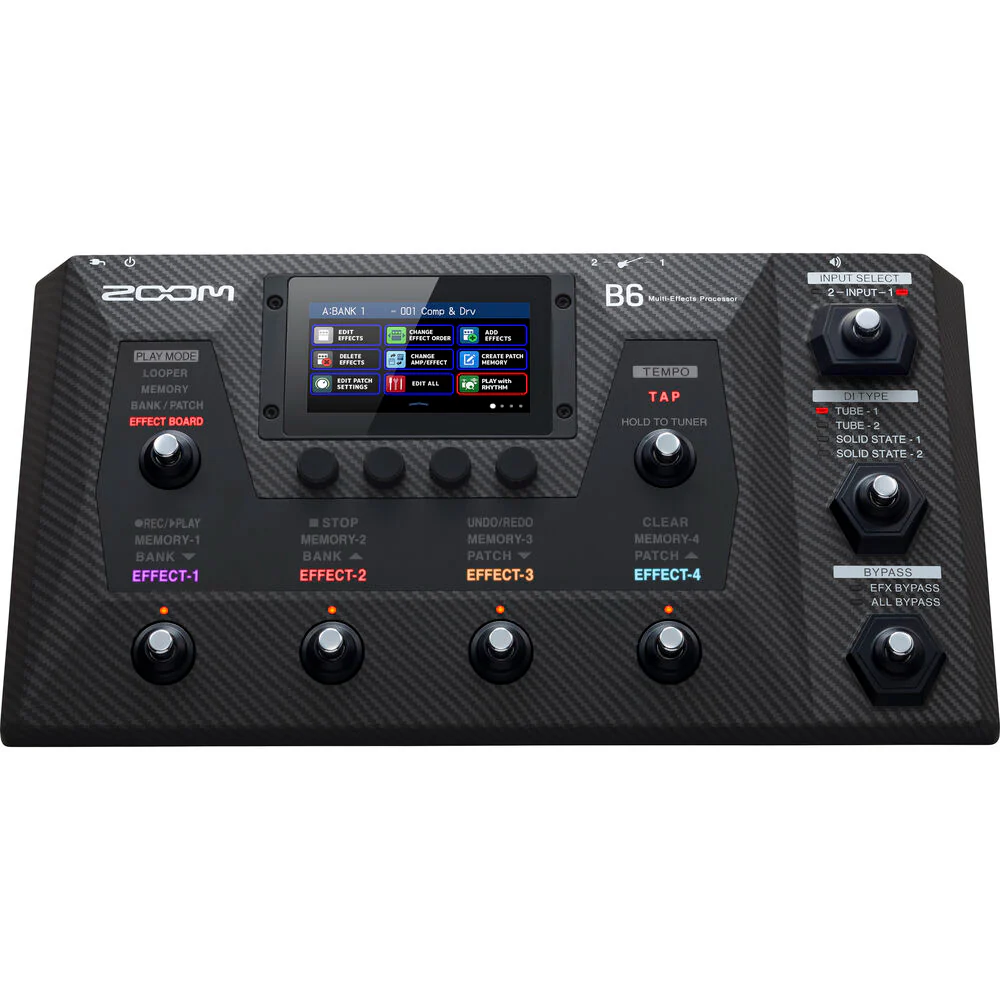 Zoom B6 Multi-Effects Processor for Electric Bass - Image 7