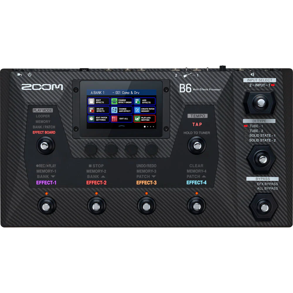 Zoom B6 Multi-Effects Processor for Electric Bass - Image 8