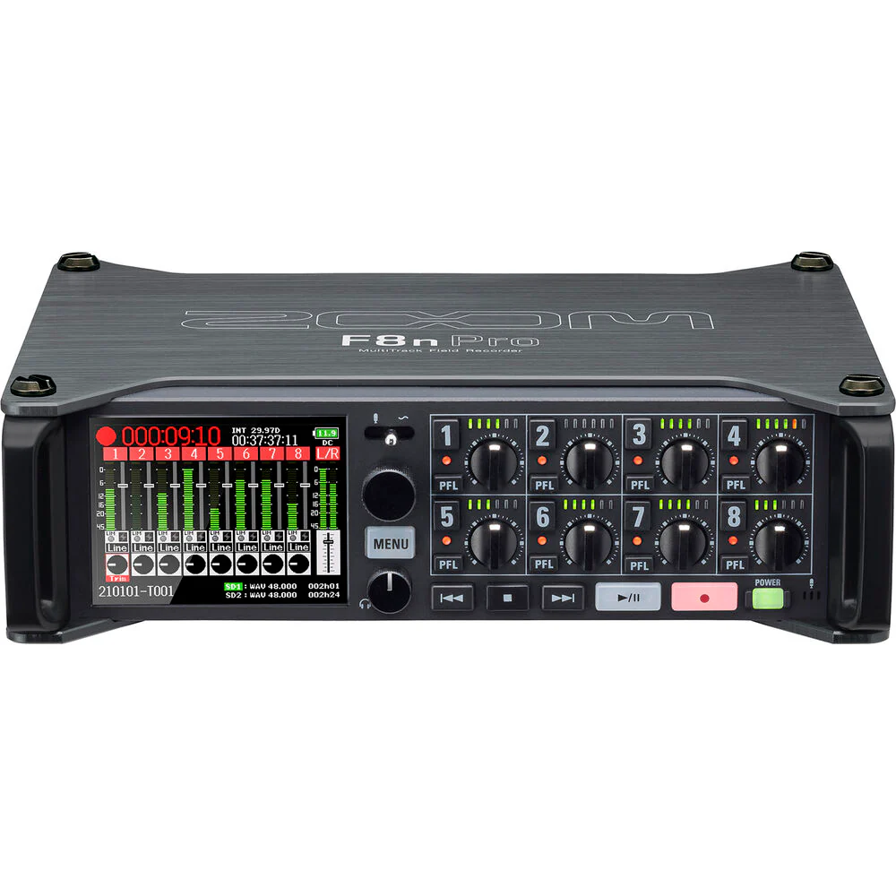 Zoom F8n Pro 8-Input / 10-Track Multitrack Field Recorder - Image 3