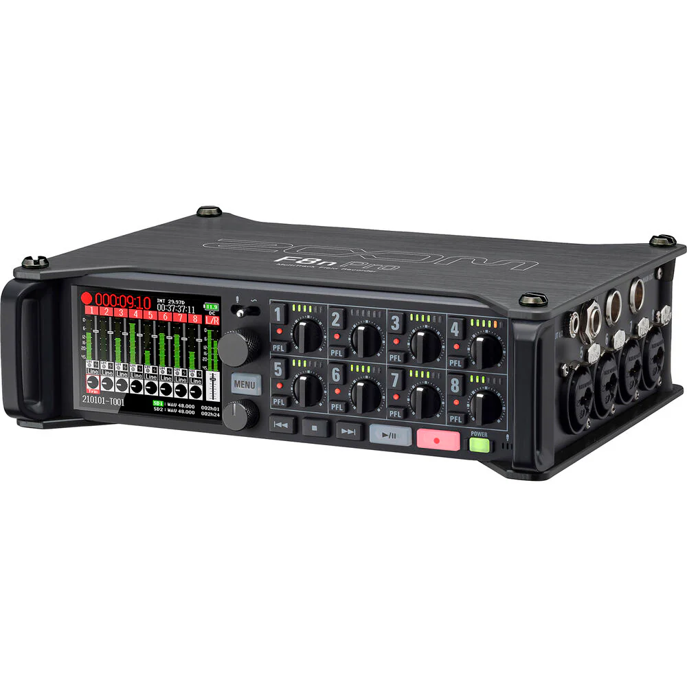 Zoom F8n Pro 8-Input / 10-Track Multitrack Field Recorder - Image 4