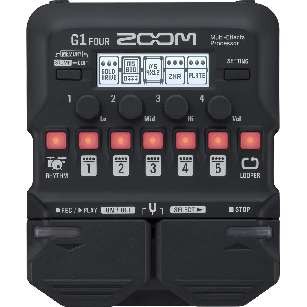 Zoom G1 Four Guitar Effects Processor - Image 3