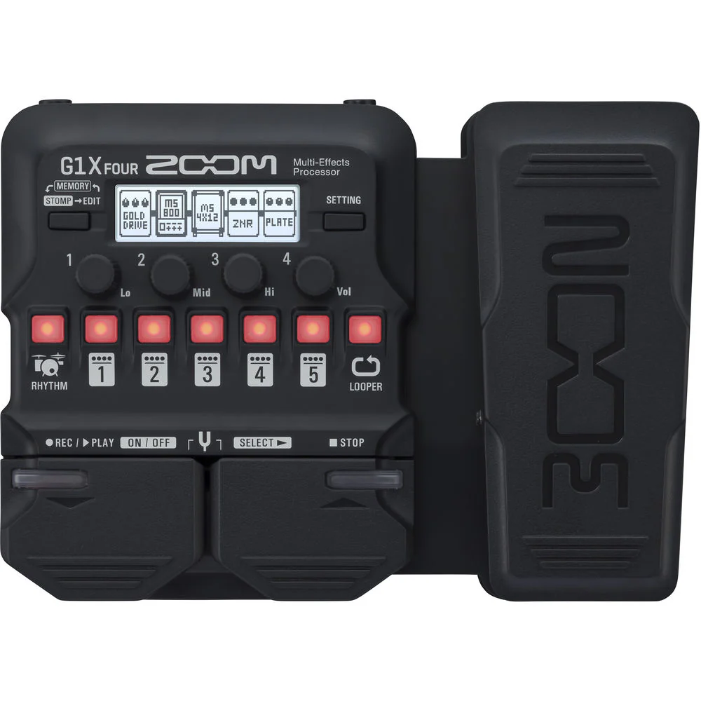 Zoom G1X Four Guitar Effects Processor with Built-In Expression Pedal - Image 3