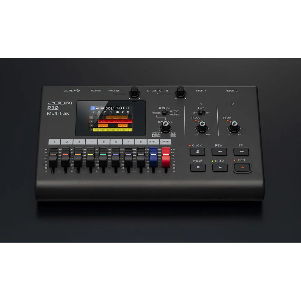 Zoom R12 MultiTrak Portable Recorder and Control Surface - Image 8